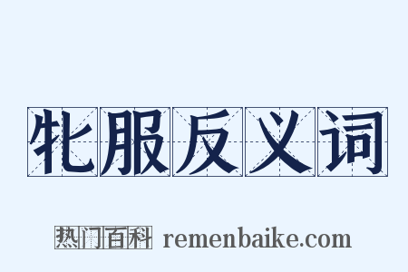 牝服反义词是什么意思的图片